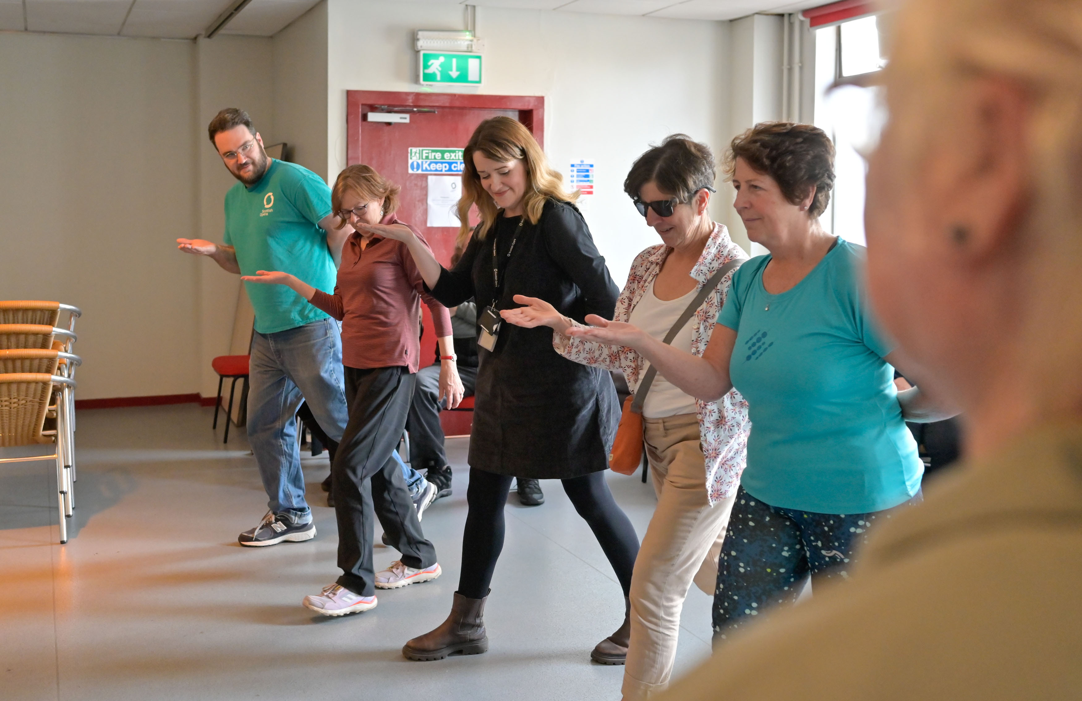 How to stage an opera workshop at Village Theatre, East Kilbride. 2025. Credit Julie Howden.. (2)