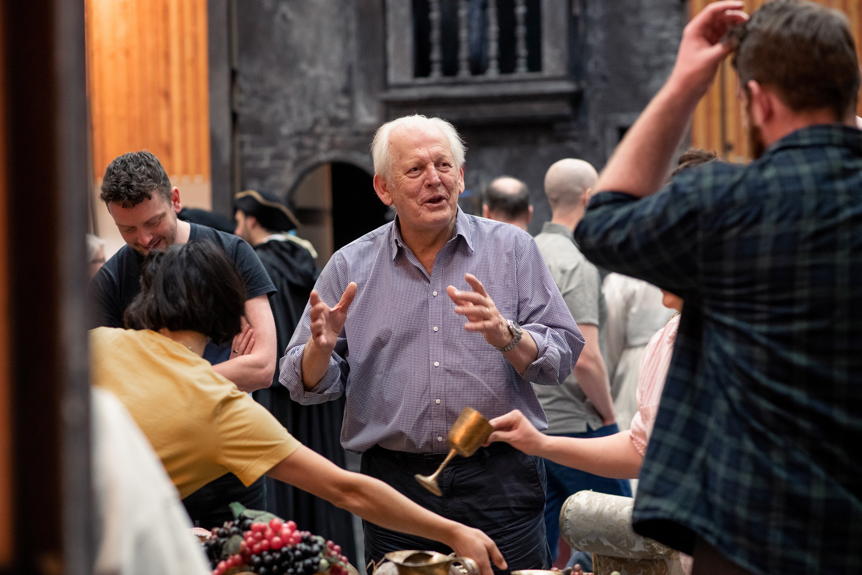 Sir Thomas Allen In Don Giovanni Rehearsals. Scottish Opera 2022. Credit Mihaela Bodlovic.