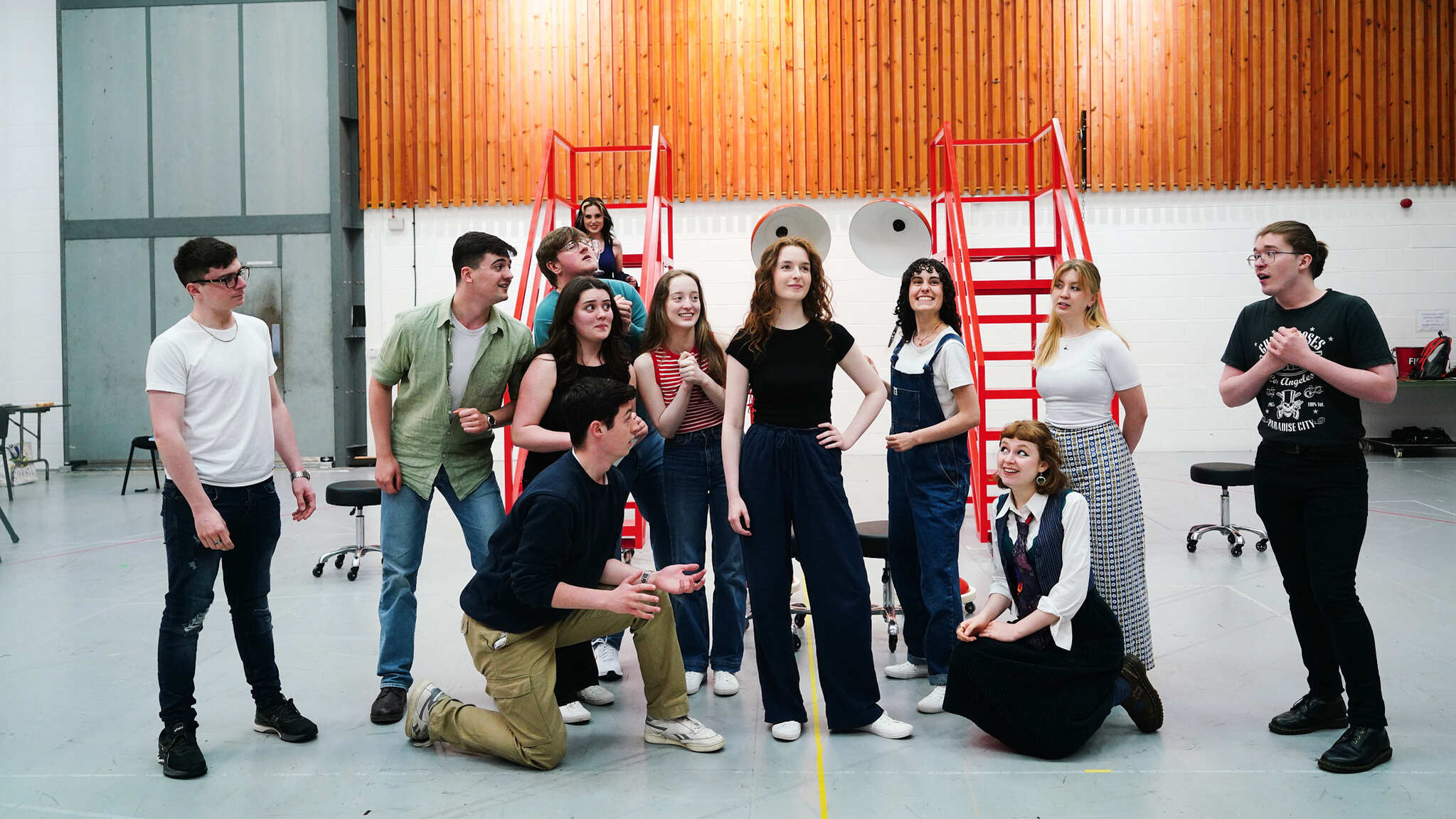 Scottish Opera Young Company members during rehearsals for RED. Scottish Opera 2024. Credit Ruby Pluhar.. (5)