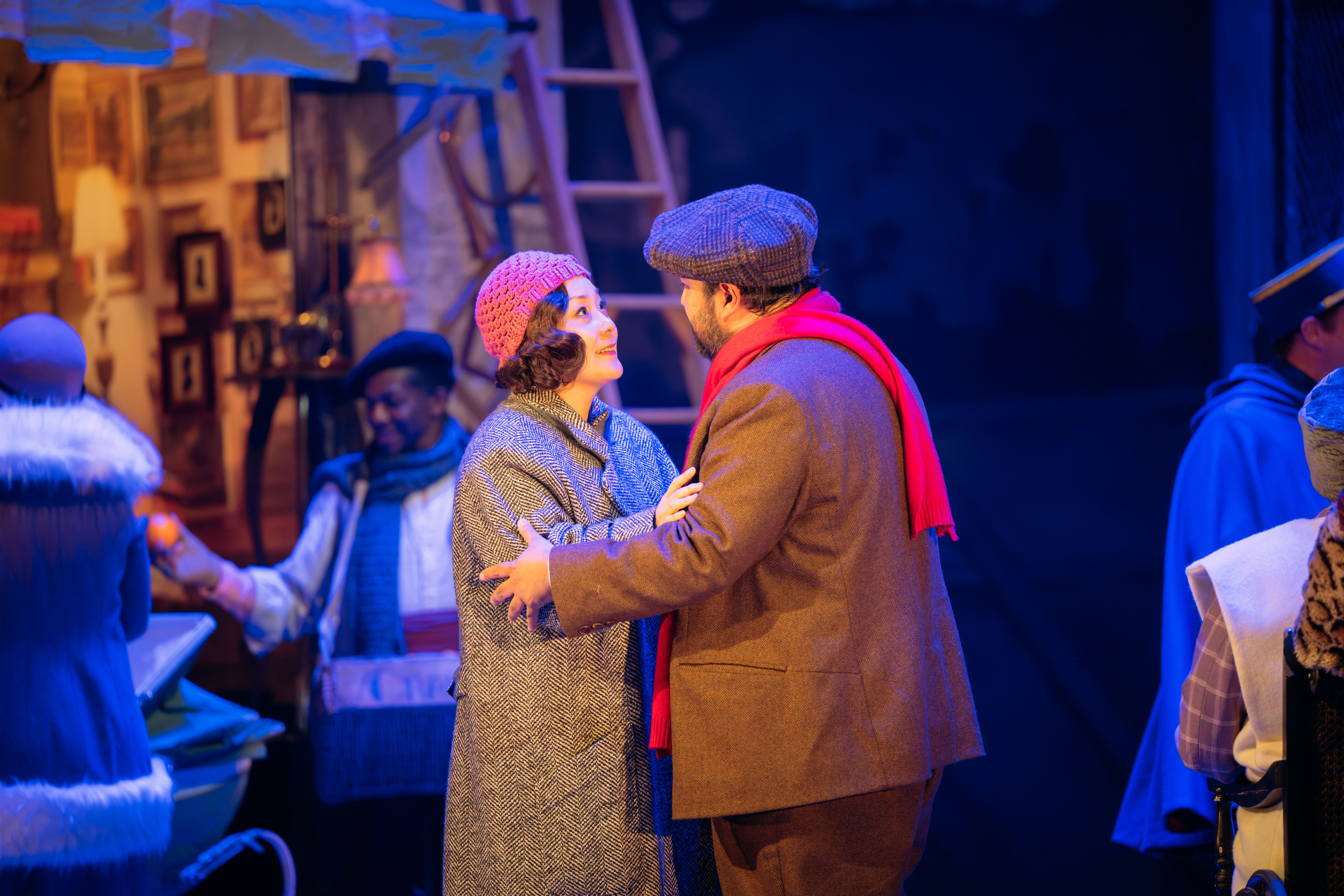 Hye Youn Lee (Mimi) And Mario Chang (Rodolfo) In La Boheme 2025. Credit Mihaela Bodlovic..