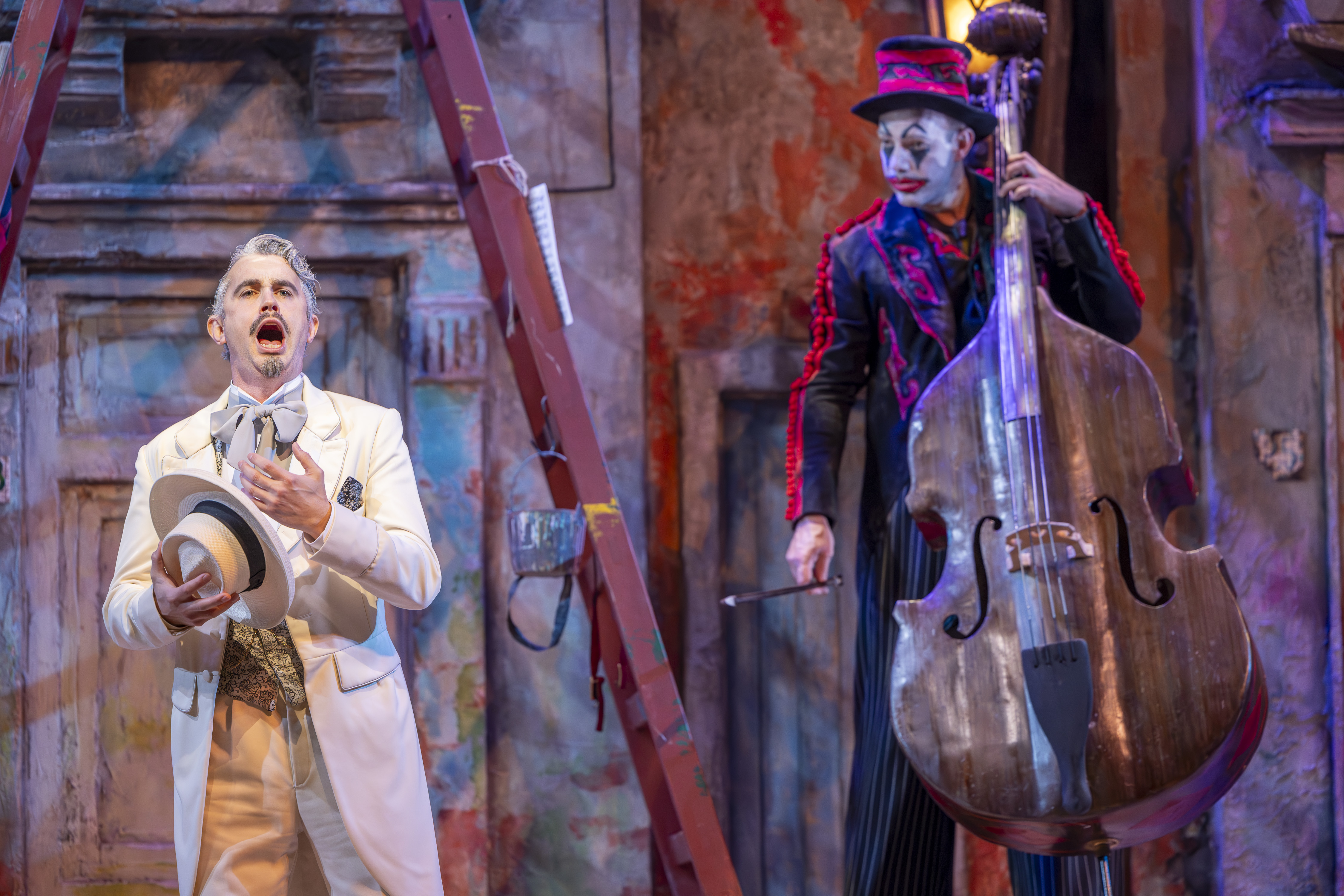 Anthony Gregory (Count Almaviva) in The Barber of Seville. Scottish Opera 2023. Credit James Glossop.