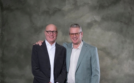 (L To R) Scottish Opera General Director, Alex Reedijk, With Music Director, Stuart Stratford. Credit Kirsty Anderson. 495 X 330