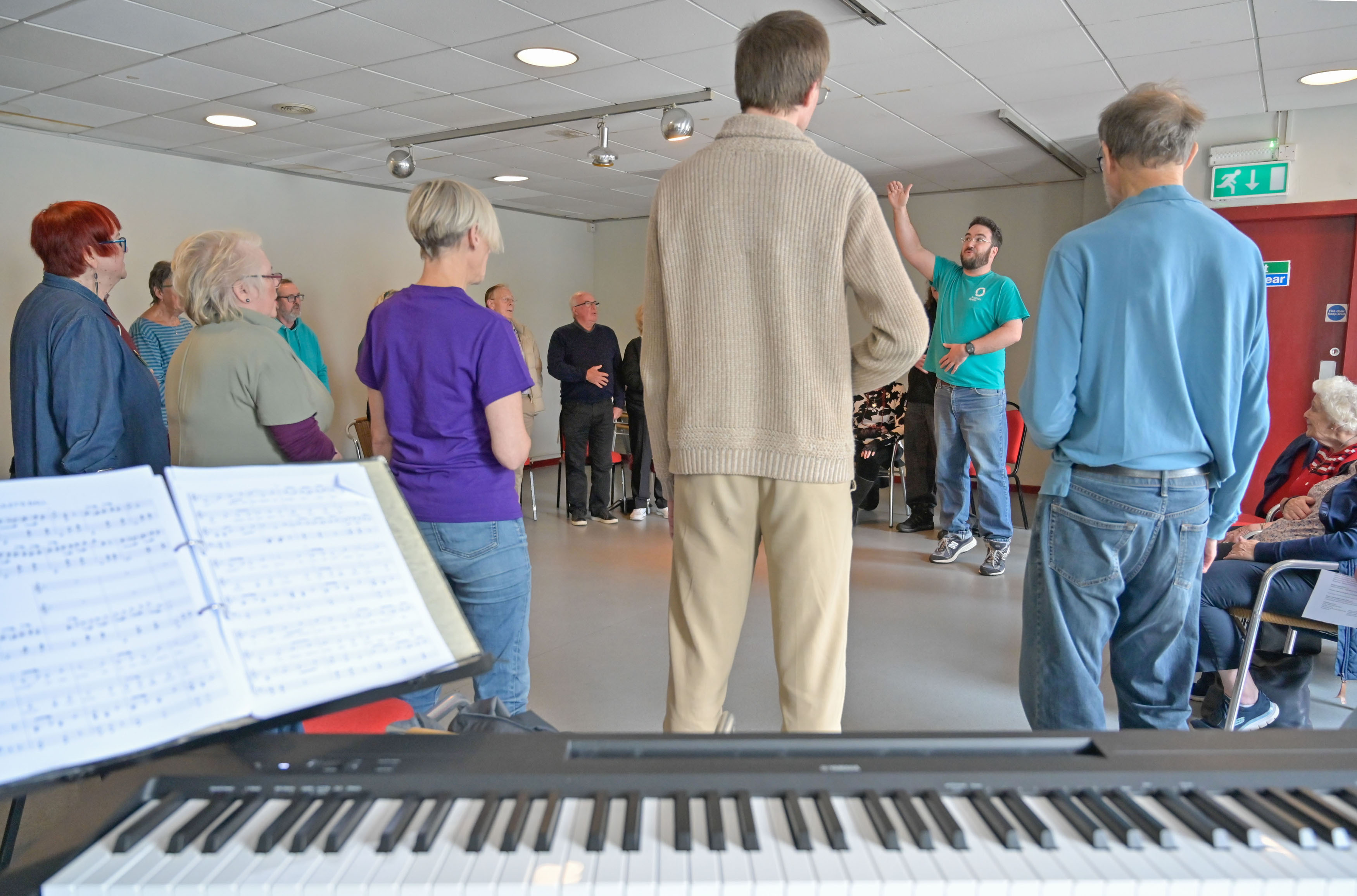 How to stage an opera workshop at Village Theatre, East Kilbride. 2025. Credit Julie Howden..
